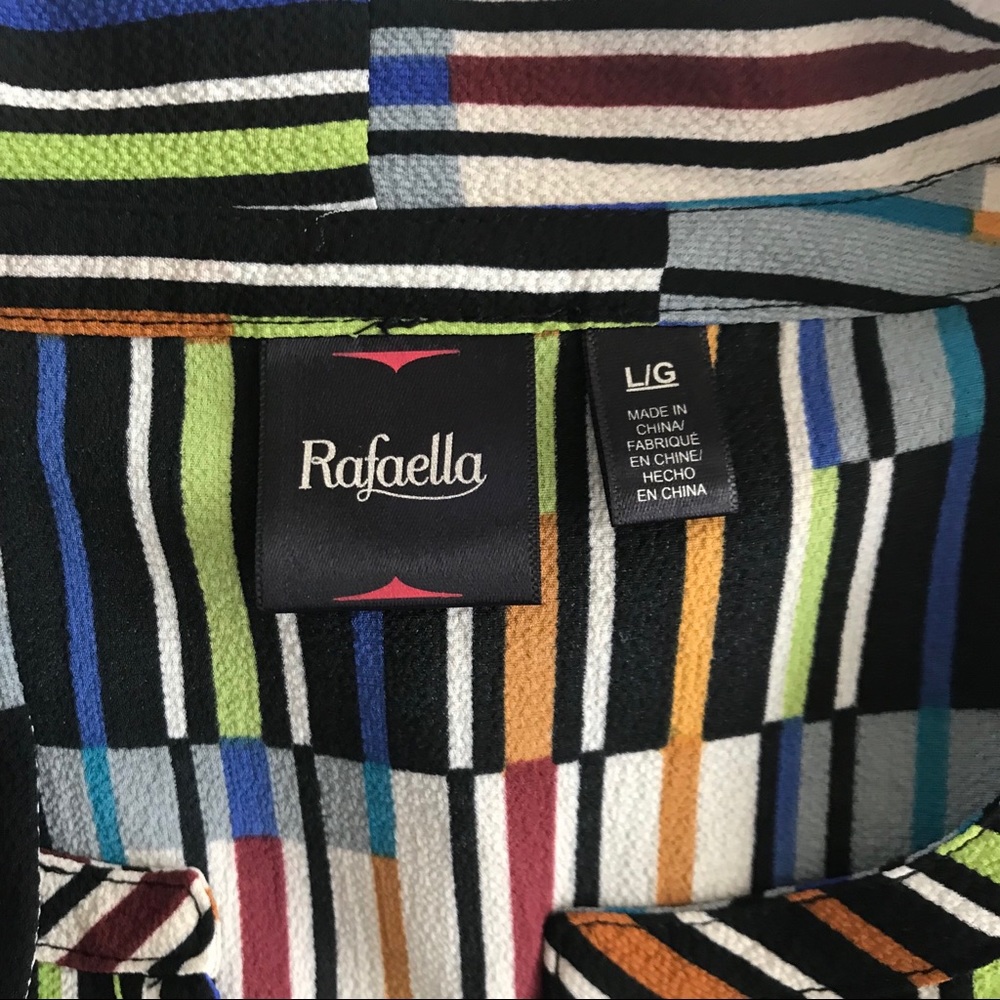 NWOT Rafaella Line Up Tie Top - Picture 7 of 8